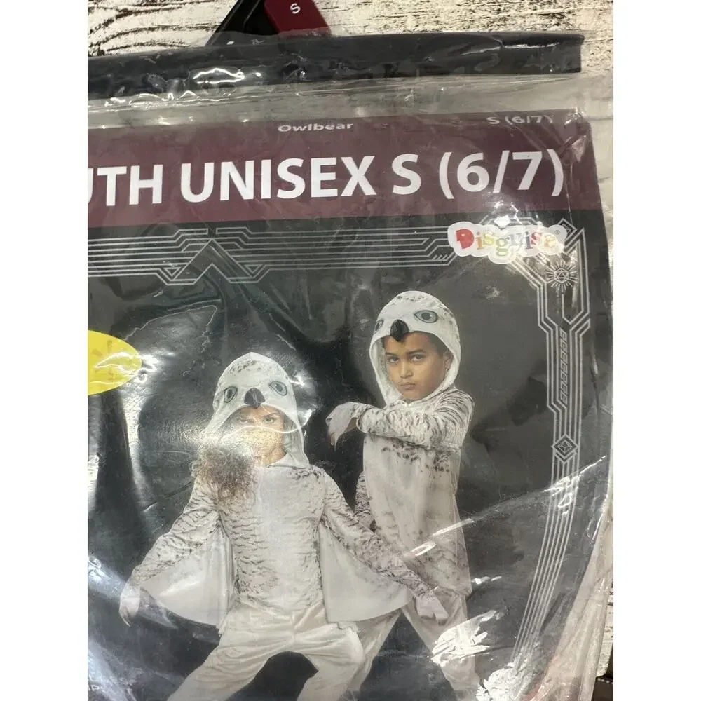 Unisex Child Size Small 4 to 6 Owlbear Deluxe Halloween Costume Dungeons &Dragon